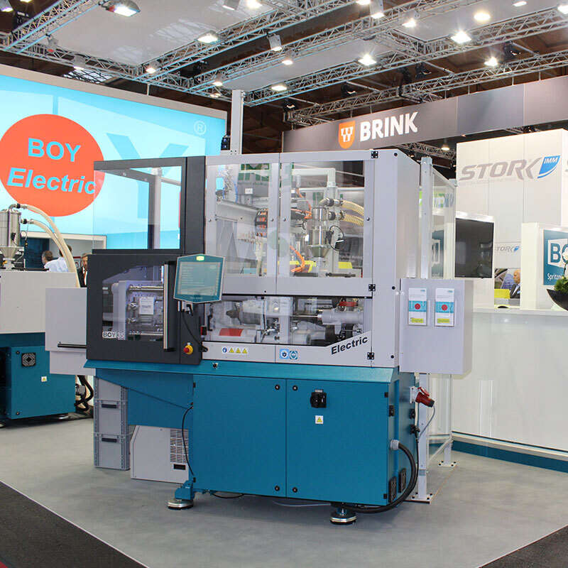 Six BOY injection molding machines at Kuteno